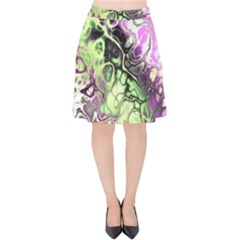 Awesome Fractal 35d Velvet High Waist Skirt