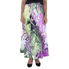 Awesome Fractal 35d Flared Maxi Skirt