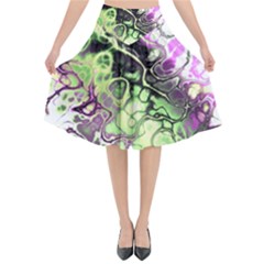 Awesome Fractal 35d Flared Midi Skirt
