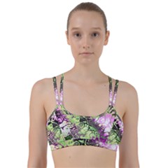 Awesome Fractal 35d Line Them Up Sports Bra