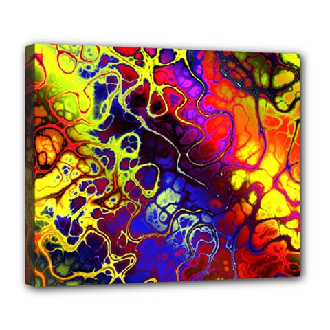 Awesome Fractal 35c Deluxe Canvas 24  x 20  