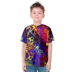 Awesome Fractal 35c Kids  Cotton Tee