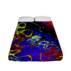 Awesome Fractal 35c Fitted Sheet (Full/ Double Size)