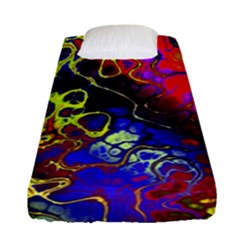 Awesome Fractal 35c Fitted Sheet (Single Size)