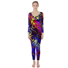 Awesome Fractal 35c Long Sleeve Catsuit