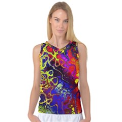 Awesome Fractal 35c Women s Basketball Tank Top