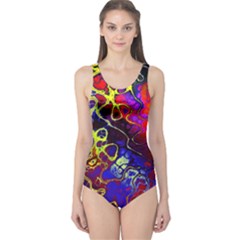 Awesome Fractal 35c One Piece Swimsuit