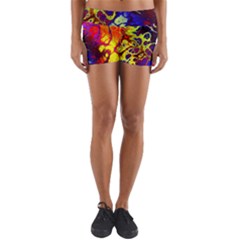 Awesome Fractal 35c Yoga Shorts