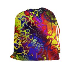 Awesome Fractal 35c Drawstring Pouches (XXL)