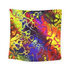 Awesome Fractal 35c Square Tapestry (Small)