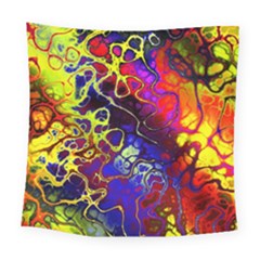 Awesome Fractal 35c Square Tapestry (Large)