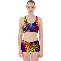 Awesome Fractal 35c Work It Out Sports Bra Set