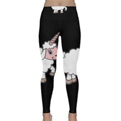 Unicorn Sheep Classic Yoga Leggings by Valentinaart