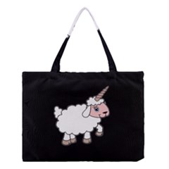 Unicorn Sheep Medium Tote Bag by Valentinaart