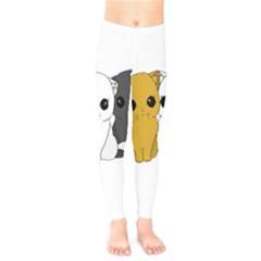 Cute Cats Kids  Legging by Valentinaart