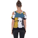 Cute cats Cut Out Side Drop Tee View2