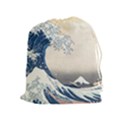 The Classic Japanese Great Wave off Kanagawa by Hokusai Drawstring Pouches (Extra Large) View1