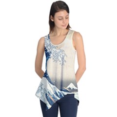 The Classic Japanese Great Wave Off Kanagawa By Hokusai Sleeveless Tunic