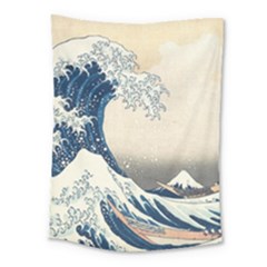 The Classic Japanese Great Wave Off Kanagawa By Hokusai Medium Tapestry