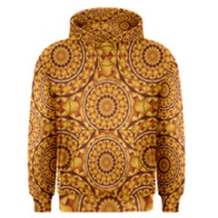 Golden Mandalas Pattern Men s Pullover Hoodie by linceazul