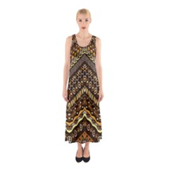 African Spice Sleeveless Maxi Dress