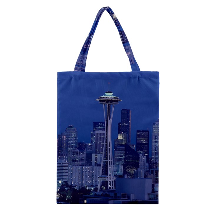 Space Needle Seattle Washington Classic Tote Bag