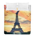 Eiffel Tower Paris France Landmark Duvet Cover Double Side (Full/ Double Size) View1