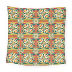 Eye Catching Pattern Square Tapestry (large) by linceazul