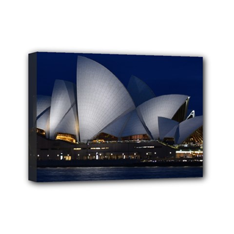 Landmark Sydney Opera House Mini Canvas 7  X 5  by Nexatart
