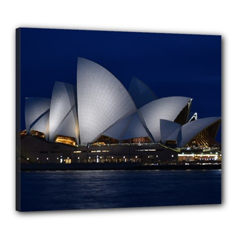 Landmark Sydney Opera House Canvas 24  X 20  by Nexatart