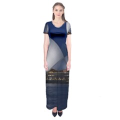 Landmark Sydney Opera House Short Sleeve Maxi Dress