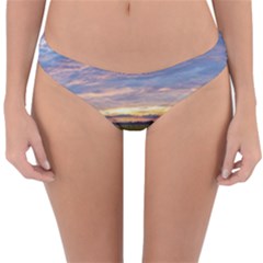 Landscape Sunset Sky Sun Alpha Reversible Hipster Bikini Bottoms by Nexatart