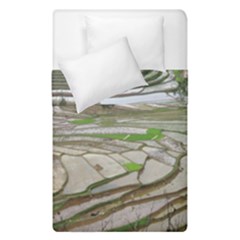 Rice Fields Terraced Terrace Duvet Cover Double Side (single Size) by Nexatart