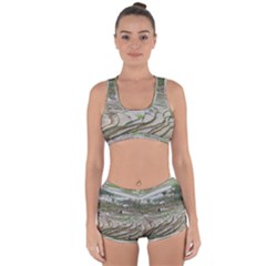 Rice Fields Terraced Terrace Racerback Boyleg Bikini Set by Nexatart