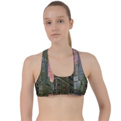 Flat Iron Building Toronto Ontario Criss Cross Racerback Sports Bra by Nexatart