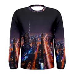 Dubai Cityscape Emirates Travel Men s Long Sleeve Tee by Nexatart