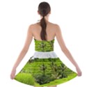 Bali Rice Terraces Landscape Rice Strapless Bra Top Dress View2