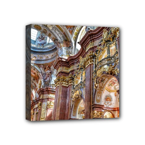 Baroque Church Collegiate Church Mini Canvas 4  x 4 