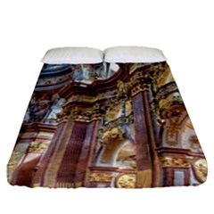 Baroque Church Collegiate Church Fitted Sheet (Queen Size)