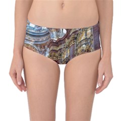 Baroque Church Collegiate Church Mid-Waist Bikini Bottoms