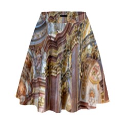 Baroque Church Collegiate Church High Waist Skirt