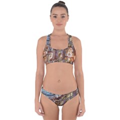 Baroque Church Collegiate Church Cross Back Hipster Bikini Set