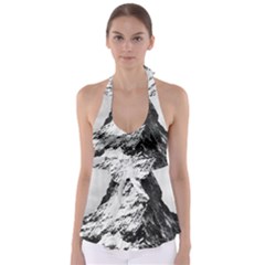 Matterhorn Switzerland Mountain Babydoll Tankini Top by Nexatart