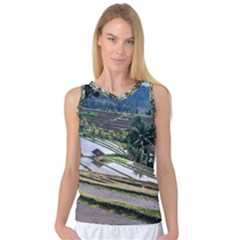 Rice Terrace Rice Fields Women s Basketball Tank Top by Nexatart