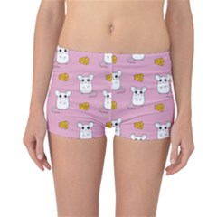 Cute Mouse Pattern Reversible Boyleg Bikini Bottoms by Valentinaart