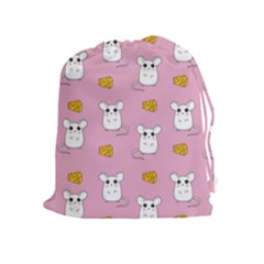 Cute Mouse Pattern Drawstring Pouches (extra Large)