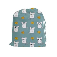 Cute Mouse Pattern Drawstring Pouches (extra Large)