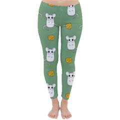 Cute Mouse Pattern Classic Winter Leggings