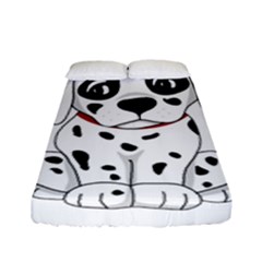 Cute Dalmatian Puppy  Fitted Sheet (full/ Double Size) by Valentinaart