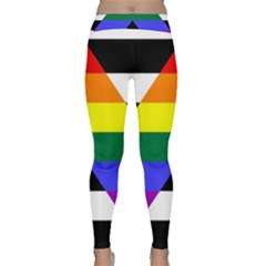 Straight Ally Flag Classic Yoga Leggings by Valentinaart